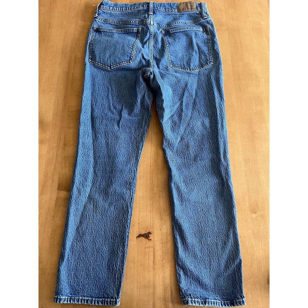 Madewell The Perfect Vintage Straight Jeans Women's Blue Size 32 Classic Denim - Picture 11 of 11